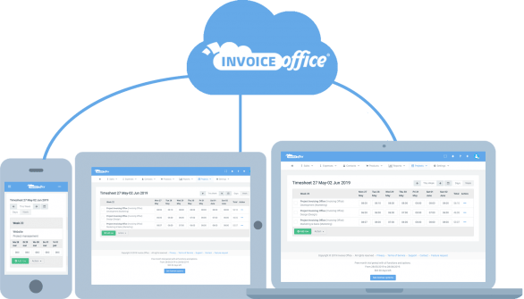 Facture Office sur mobile, tablette et ordinateur